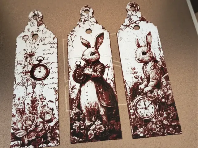 HueForge model: Eastern Bunny Bookmarks Set Hueforge by 3DNesy