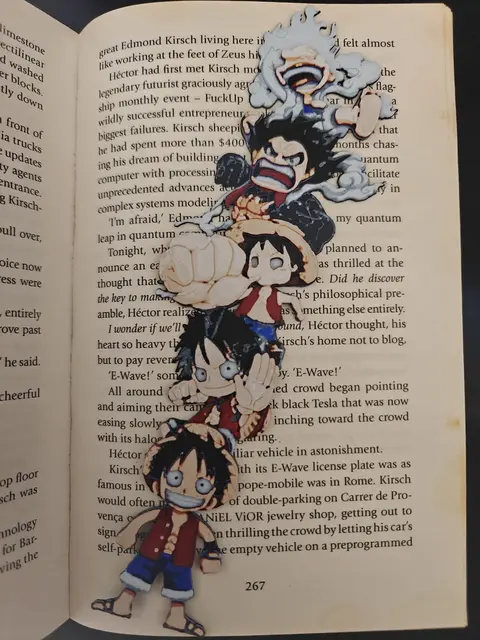 HueForge model: Monkey D. Luffy All gears (1 to 5) Bookmark by TheHueforgeLady