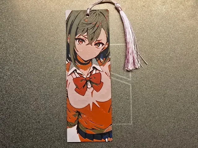HueForge model: Dan Da Dan bookmark - Momo by 3D-Mentiel