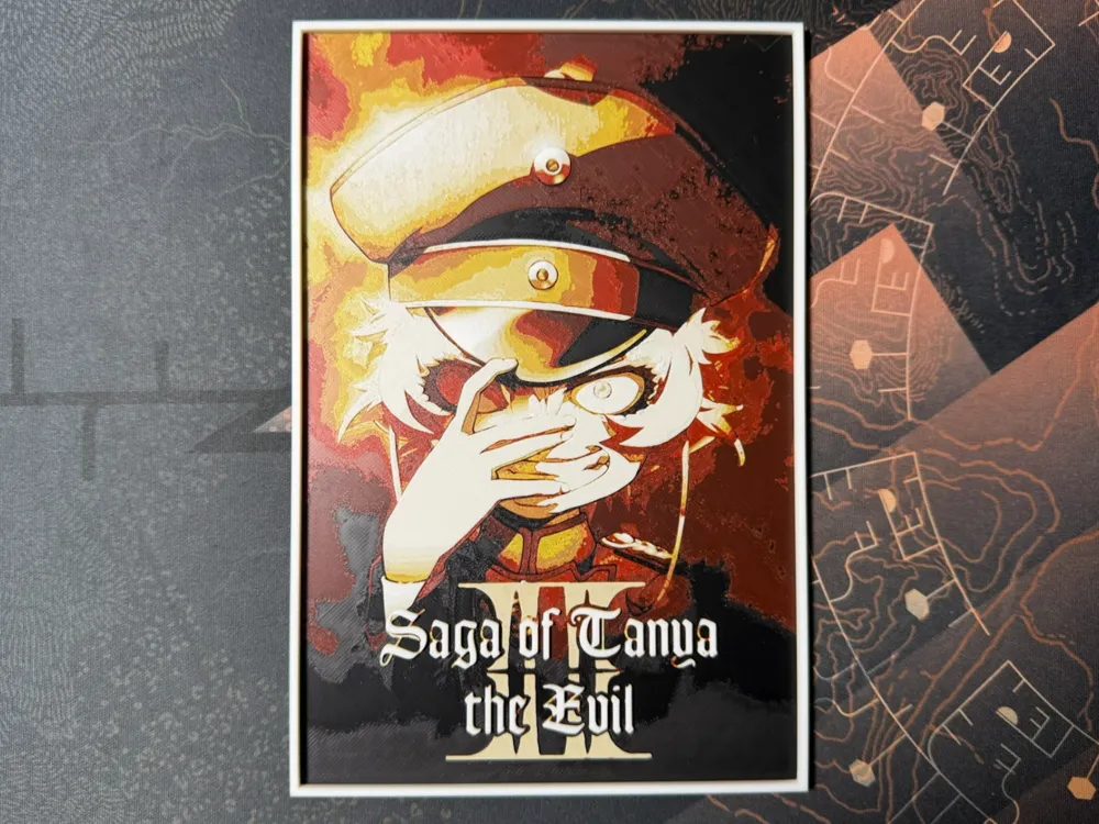 Saga of Tanya the Evil - HueForge by ZorPrime7 HueForge model: Saga of Tanya the Evil - HueForge by ZorPrime7