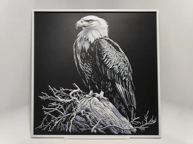 HueForge model: Bald Eagle - Hueforge by BeaN