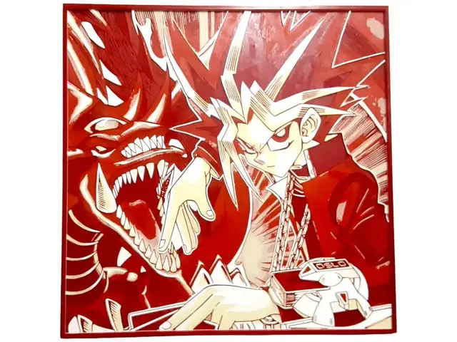 HueForge model: Yugi Moto Hueforge Slifer the Sky Dragon Yu-Gi-Oh by Elsie Moonshadow