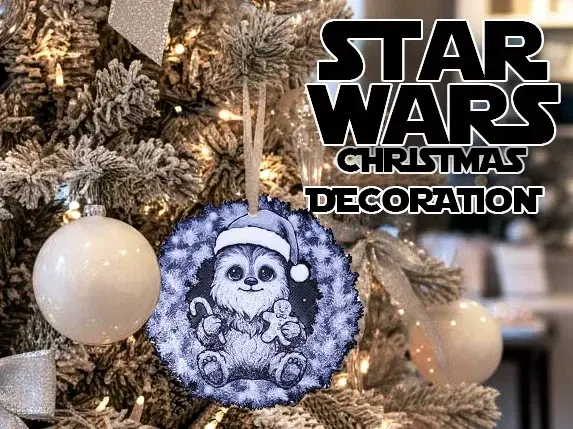 HueForge model: Chewbecca Baby Star Wars Christmas Decoration Tree by Danz