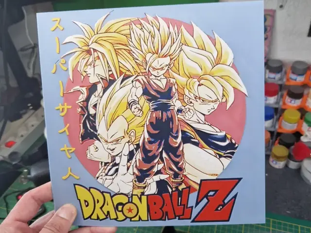 HueForge model: Dragon Ball Z Hueforge - All Saiyan by Dakiren