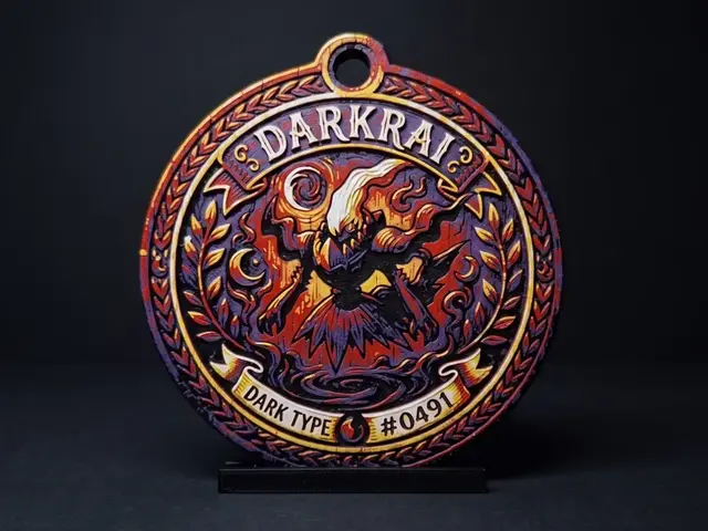 HueForge model: Darkrai #0491 - Pokemon Ornament by LED
