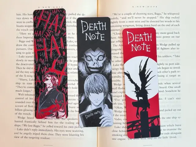 HueForge model: Death Note Bookmark Set by Artful Creator