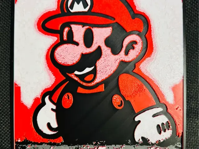 HueForge model: Street Art Mario by World of Glt 3d