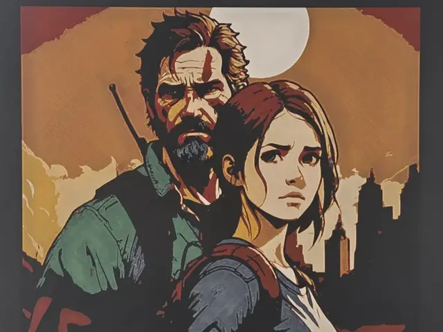 HueForge model: The last of us - Joel and Ellie Hueforge by 3D-Mentiel