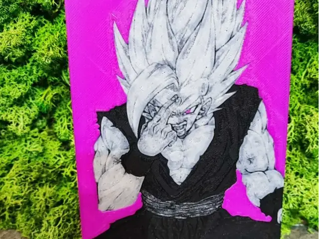 HueForge model: Gohan by Garuda3D