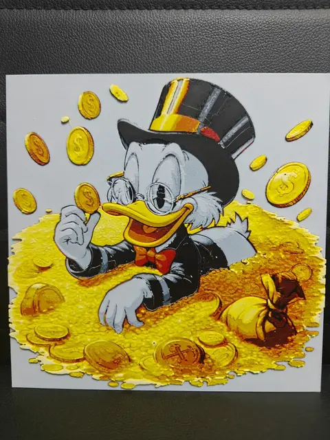 HueForge model: Scrooge McDuck by TheHueforgeLady