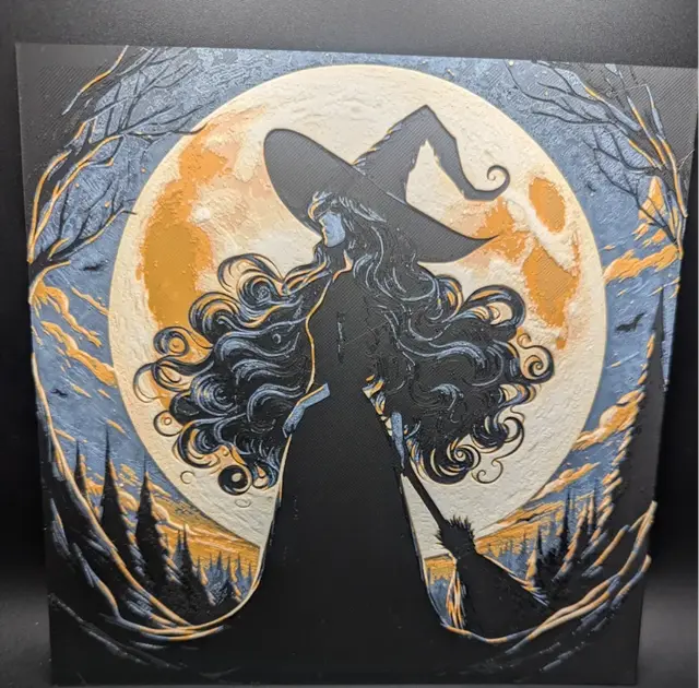 HueForge model: Witch Hueforge by the_bearded_jedi