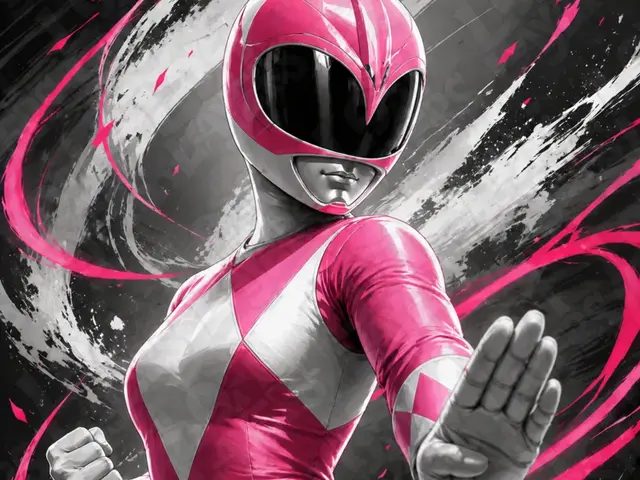 HueForge model: Pink Ranger Hueforge by LoFi Layers