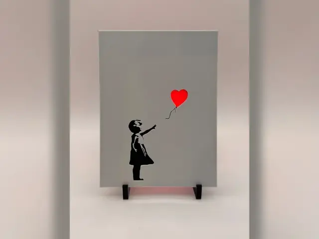 HueForge model: Banksy Red Balloon Hueforge Backlit Panel by Thadius