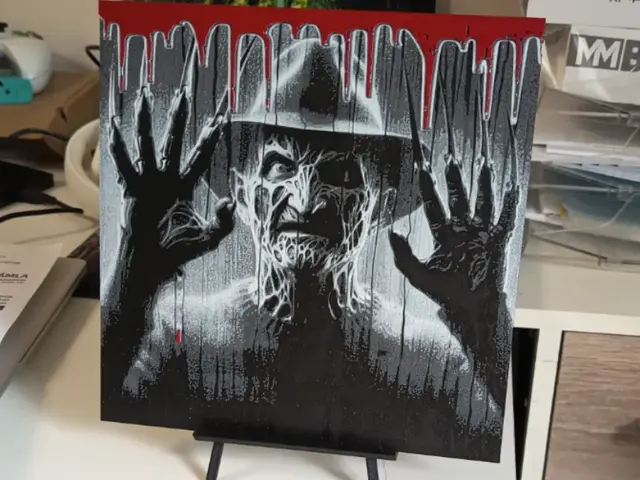 HueForge model: Freddy Krueger Slasher Horror Hueforge by 3DNesy