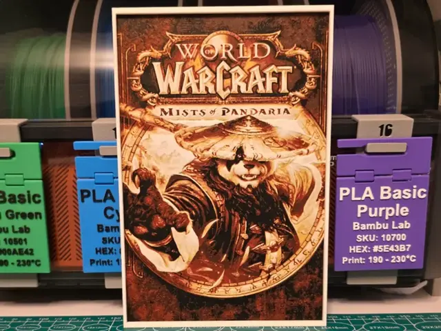 HueForge model: World of Warcraft: Mists of Pandaria - Hueforge by Lumpy3D