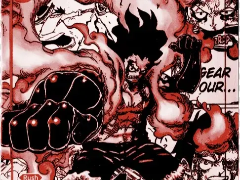HueForge model: TCG CARTA LUFFY MANGA GEAR 4 ONE PIECE by ID 3d