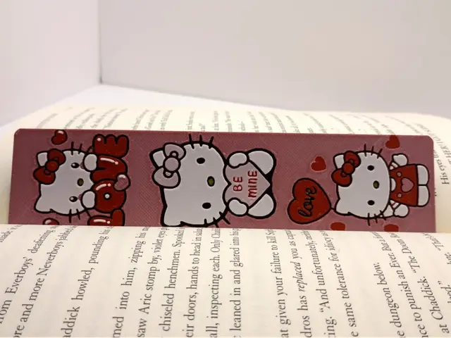 HueForge model: Hello Kitty Valentine's Bookmark by 3djd