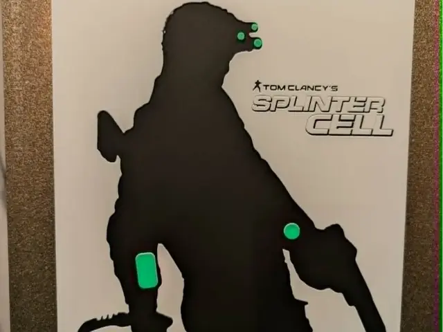 HueForge model: Spinter Cell - Sam Fisher Shadow Outline Hueforge. by IslandLooter