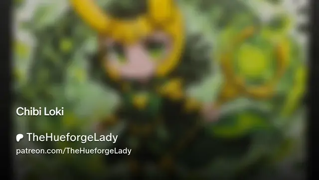 HueForge model: Chibi Loki by TheHueforgeLady