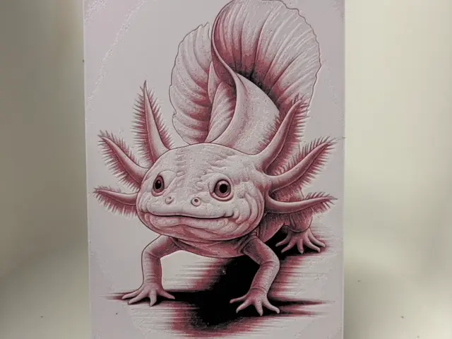 HueForge model: Axolotl Hueforge by Morganja