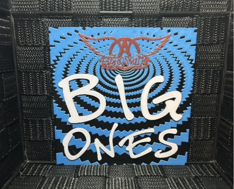 Hueforge Music Poster - Aerosmith Big Ones - by JoDau HueForge model: Hueforge Music Poster - Aerosmith Big Ones - by JoDau