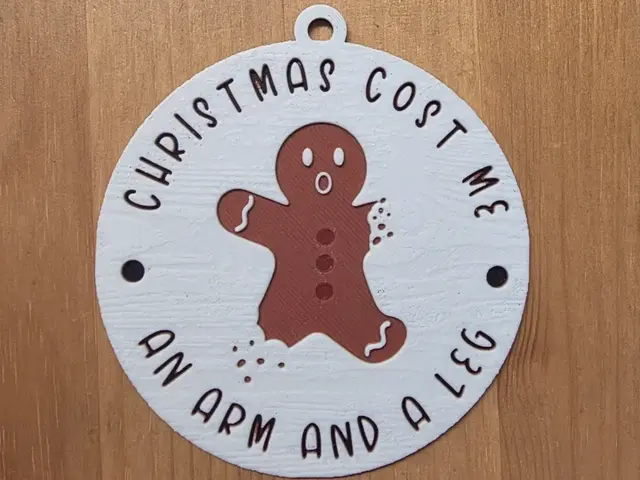 gingerbread man bauble