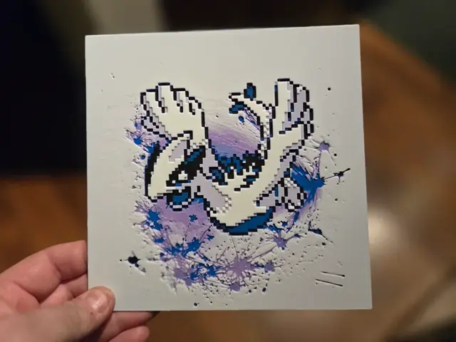 HueForge model: Graffiti Lugia Hueforge by 3Ree Printing