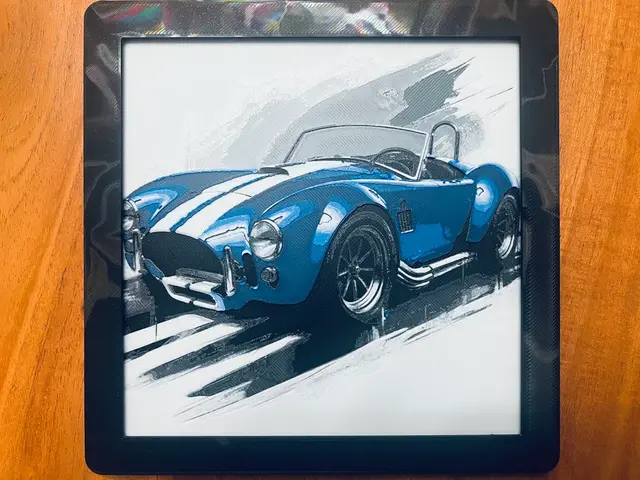 HueForge model: Shelby Cobra by JustBe 3D Printing