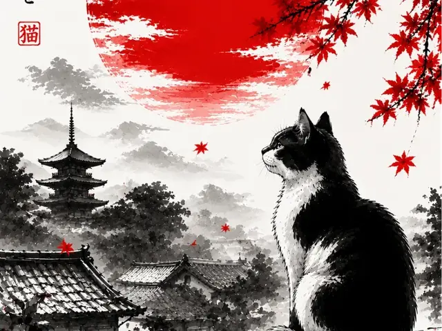 Japanese Cat / EASY PRINT
