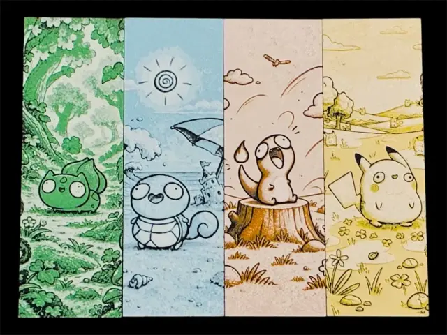 Derpy Pokémon Bookmark Collection