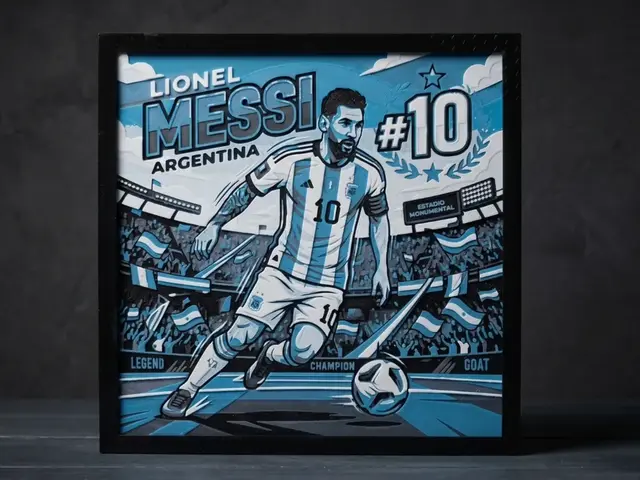 HueForge model: Messi #10 Argentina - Hueforge by LED