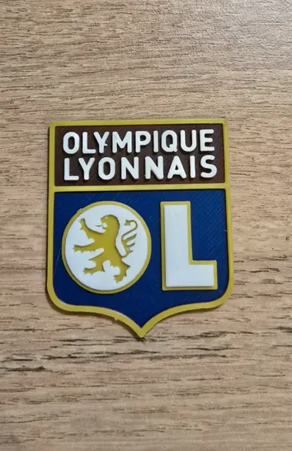 HueForge model: Olympique Lyonnais Logo by Kactus Fpv