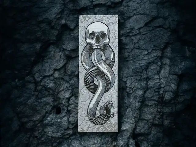 Lord Voldemort Dark Mark Bookmark