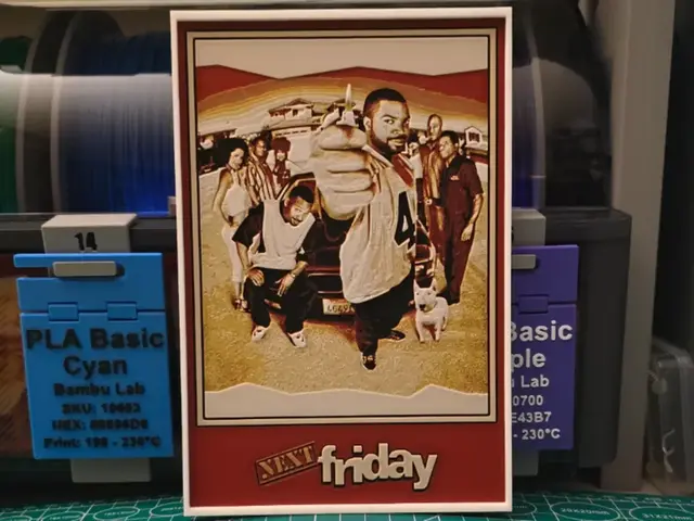 HueForge model: Next Friday Movie Poster - Hueforge Art by Lumpy3D