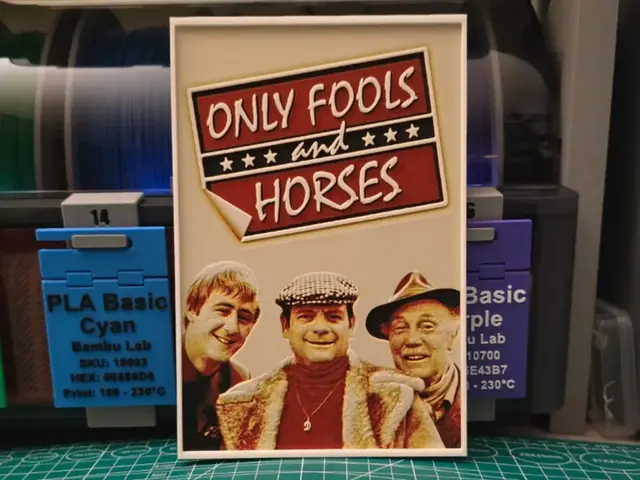 HueForge model: Only Fools and Horses Poster - Hueforge Art by Lumpy3D