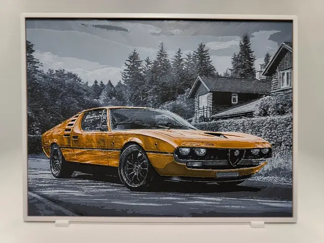 HueForge model: Alfa Romeo Montreal - Hueforge by BeaN