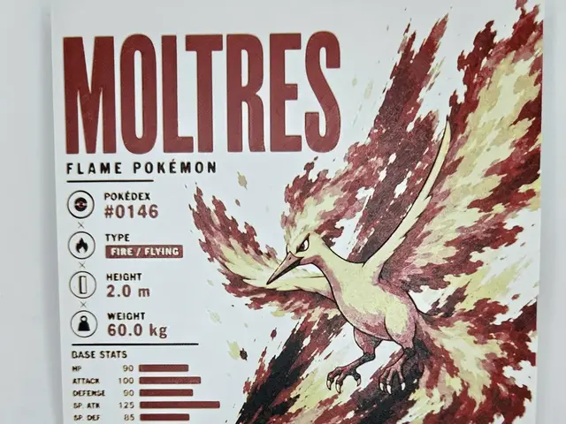 HueForge model: Moltres Infographic Hueforge by 3Ree Printing