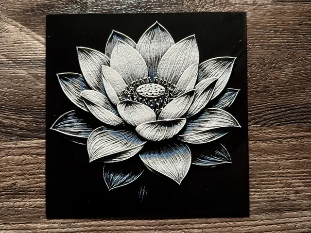 HueForge model: Lotus Flower Series by novy