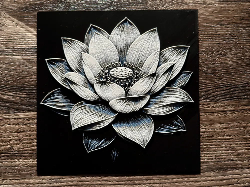 Lotus Flower Series by novy HueForge model: Lotus Flower Series by novy