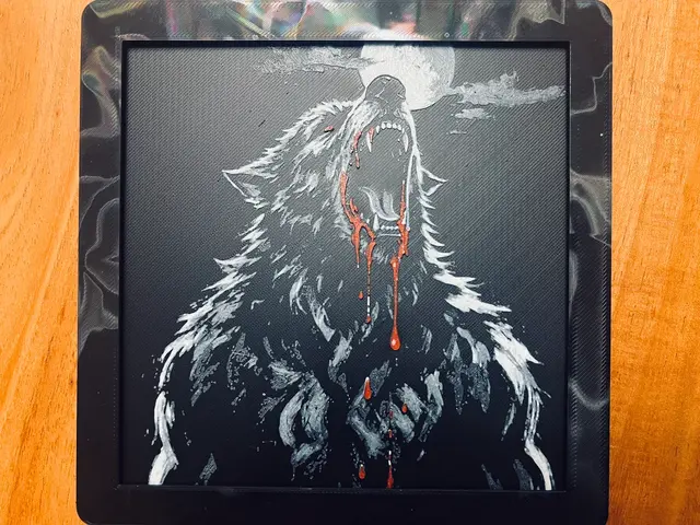 HueForge model: Werewolf(Color) by JustBe 3D Printing