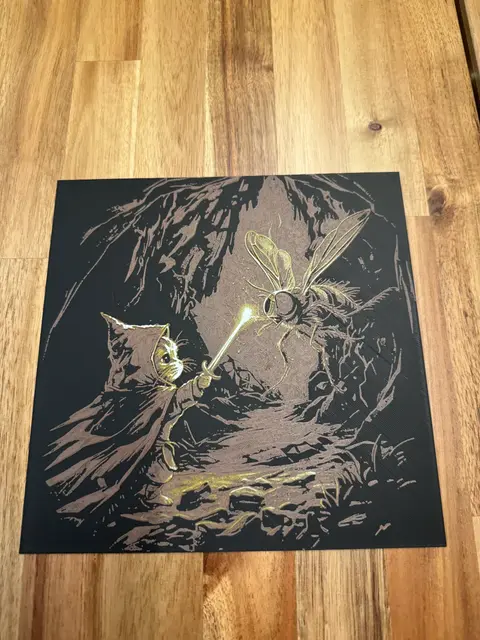 HueForge model: Cat Wizard - Dungeons and Dragons Style - Hueforge by Canadian Gamer