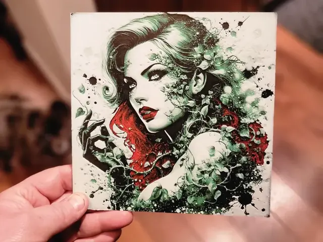 HueForge model: Graffiti Poison Ivy Hueforge by 3Ree Printing