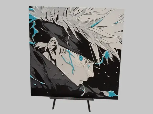 HueForge model: Jujutsu Kaisen Anime Hueforge by 3DNesy