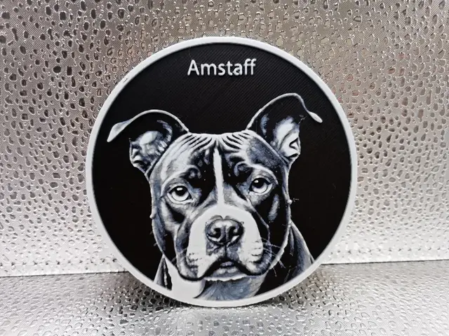 HueForge model: Amstaff Coaster hueforge by Borishotch Industries