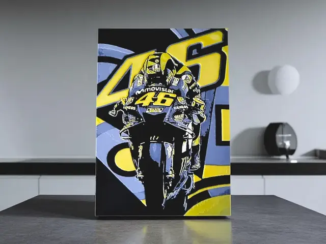 HueForge model: Hueforge Valentino Rossi 46 by Luckyfer