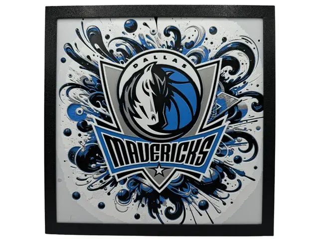 HueForge model: Dallas Mavericks - NBA Hueforge by Canadian Gamer