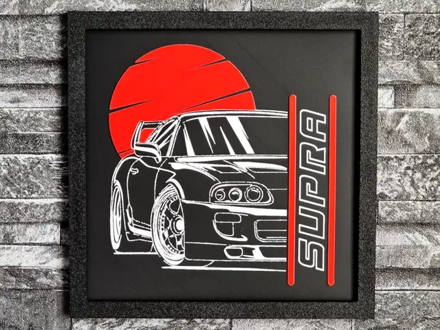 HueForge model: Hueforge Toyota SUPRA Japan Style by StefBull85