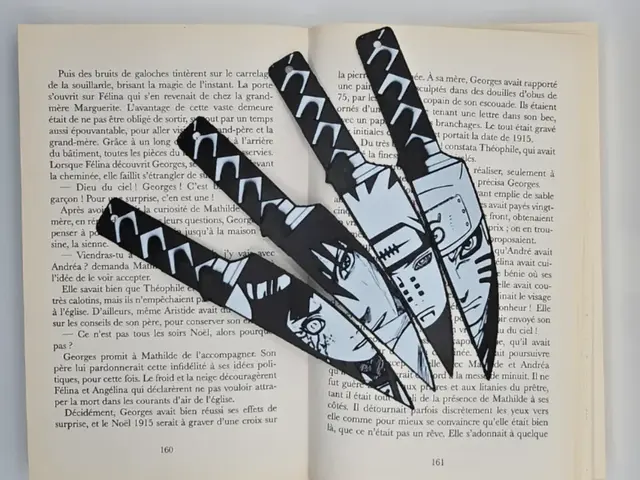 HueForge model: Bookmarks Naruto knife by Kactus Fpv
