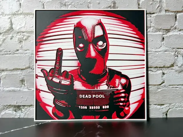 HueForge model: Hueforge Deadpool by 3DWave