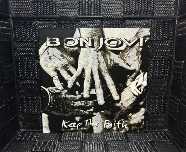 HueForge model: Hueforge Music Poster - Bonjovi Keep the Faith - by JoDau